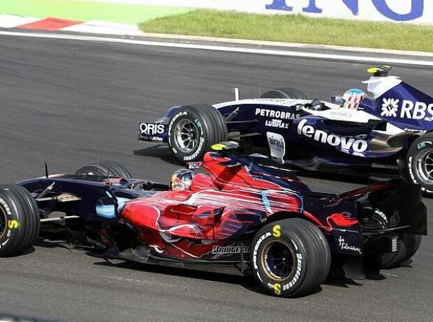 Titel-Bild zur News: Sebastian Vettel und Alexander Wurz