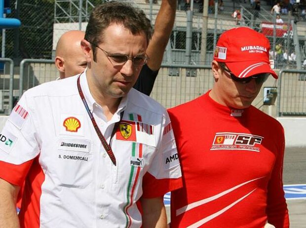 Titel-Bild zur News: Stefano Domenicali und Kimi Räikkönen