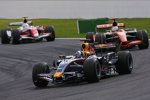 Adrian Sutil David Coulthard (Red Bull) (Spyker) 