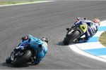 Marco Melandri (Gresini) vor John Hopkins (Suzuki)