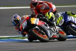 Daniel Pedrosa (Honda) vor Valentino Rossi (Yamaha)