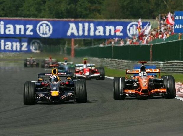 David Coulthard und Adrian Sutil