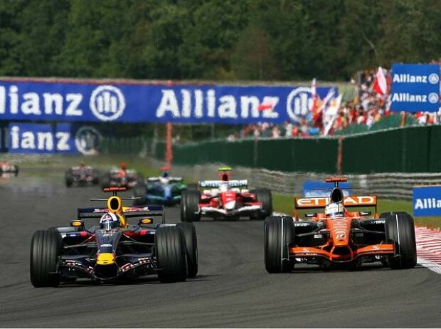 David Coultard und Adrian Sutil David Coultard und Adrian Sutil