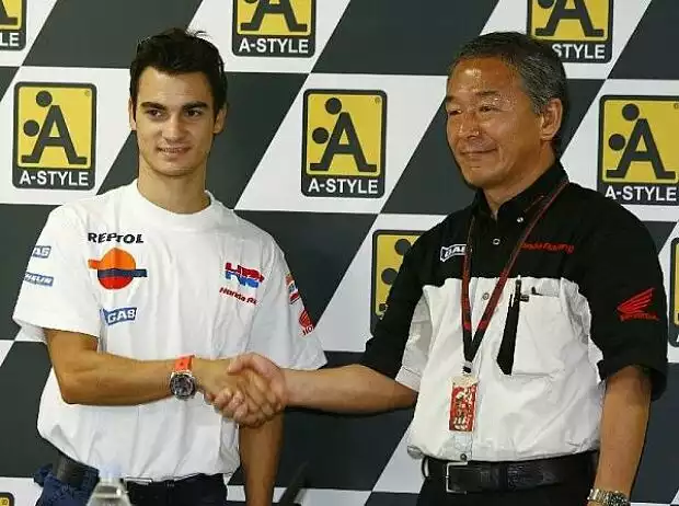 Daniel Pedrosa und Masumi Hamane Titel-Bild zur News: Daniel Pedrosa und Masumi Hamane
