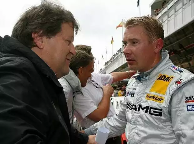 Norbert Haug, Mika Häkkinen Titel-Bild zur News: Norbert Haug, Mika Häkkinen