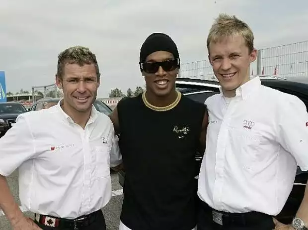 Tom Kristensen, Ronaldinho, Mattias Ekström Titel-Bild zur News: Tom Kristensen, Ronaldinho, Mattias Ekström