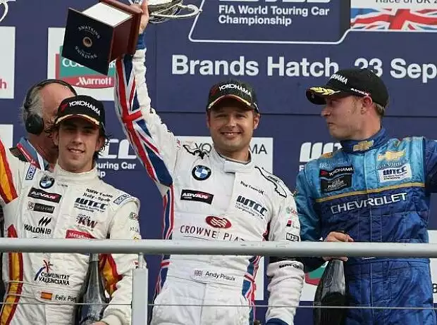 Felix Porteiro, Andy Priaulx, Rob Huff Titel-Bild zur News: Felix Porteiro, Andy Priaulx, Rob Huff