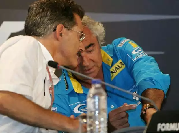 Titel-Bild zur News: Mario Theissen und Flavio Briatore