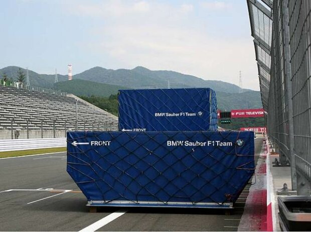 Container des BMW Sauber F1 Teams
