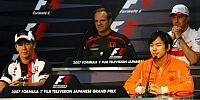 Takuma Sato, Rubens Barrichello, Sakon Yamamoto und Ralf Schumacher