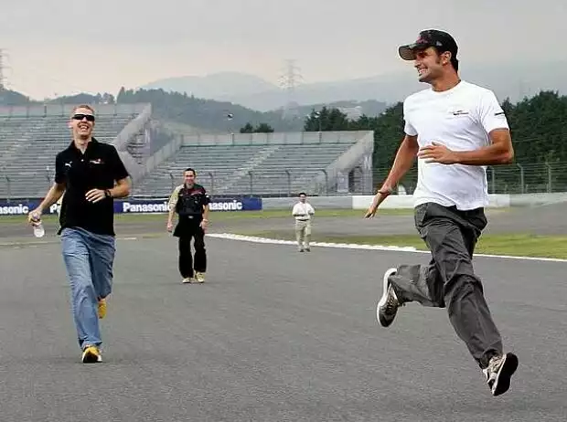 Titel-Bild zur News: Sebastian Vettel und Vitantonio Liuzzi