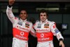 Bild zum Inhalt: Das Duell der McLaren-Mercedes-Piloten geht weiter