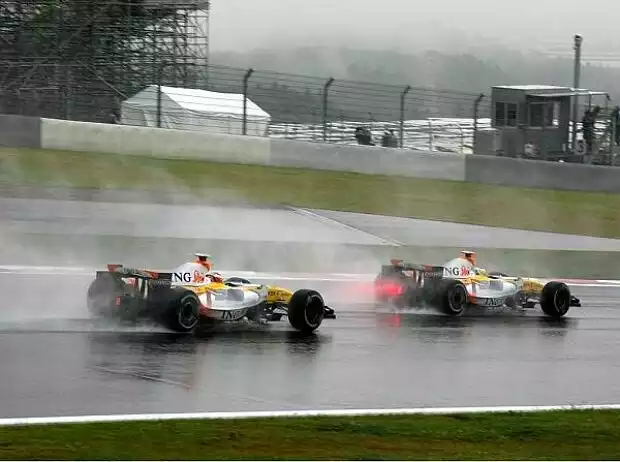 Titel-Bild zur News: Heikki Kovalainen  und Giancarlo Fisichella