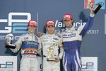 Javier Villa (Racing Engineering), Timo Glock (iSport) und Andy Soucek (DPR) 