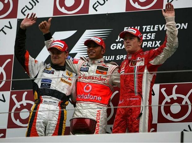 Podium in Japan 2007