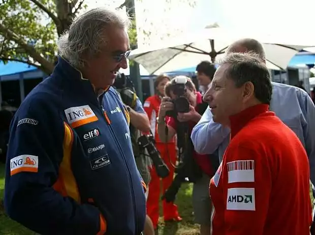 Titel-Bild zur News: Flavio Briatore und Jean Todt