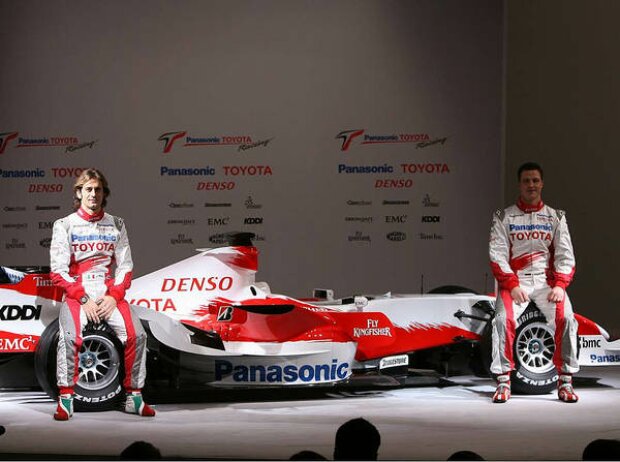Titel-Bild zur News: Jarno Trulli und Ralf Schumacher