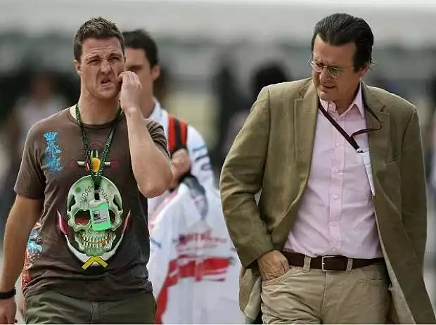 Ralf Schumacher und Hans Mahr Titel-Bild zur News: Ralf Schumacher und Hans Mahr