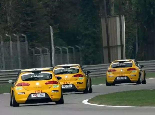Jordi Gené Yvan Muller Gabriele Tarquini Titel-Bild zur News: Jordi Gené Yvan Muller Gabriele Tarquini