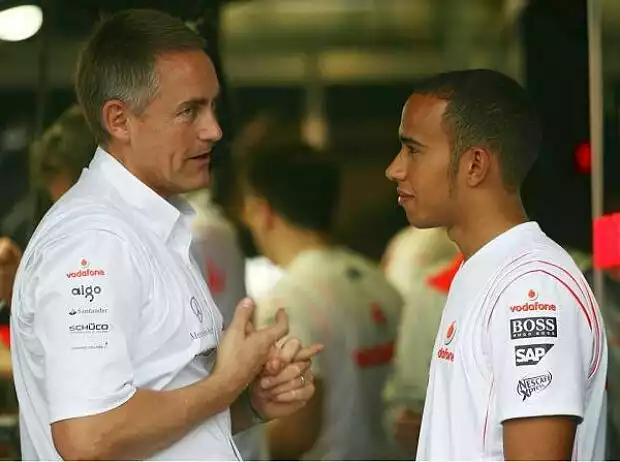 Martin Whitmarsh und Lewis Hamilton Titel-Bild zur News: Martin Whitmarsh und Lewis Hamilton