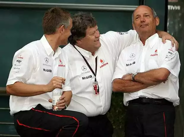 Martin Whitmarsh, Norbert Haug und Ron Dennis Titel-Bild zur News: Martin Whitmarsh, Norbert Haug und Ron Dennis