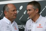 Ron Dennis (Teamchef) und Martin Whitmarsh (Geschäftsführer) (McLaren-Mercedes) 