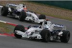 Nick Heidfeld vor Robert Kubica (BMW Sauber F1 Team) 