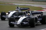 Nico Rosberg knapp vor Alexander Wurz (Williams) 