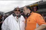 Vijay Mallya (Teameigentümer) und Colin Kolles (Teamchef) (Spyker) 