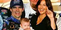 Jeff Gordon mit Frau und Tochter