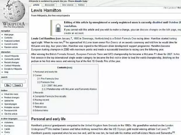 Wikipedia Titel-Bild zur News: Wikipedia