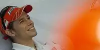 Bild zum Inhalt: MotoGP: Stoner trotz Ausrutscher erneut vorne