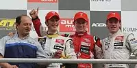 Podium in Hockenheim 2007