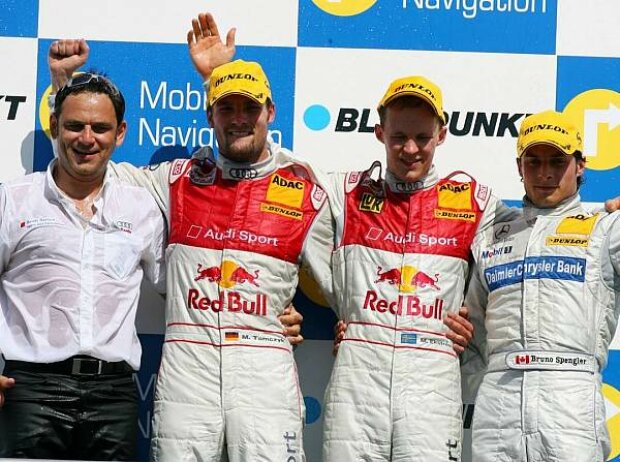 Podium in Hockenheim 2007