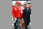 Kimi Räikkönen und Jean Todt (Teamchef) (Ferrari) 