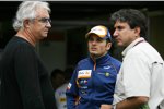 Flavio Briatore (Teamchef) und Giancarlo Fisichella (Renault) 