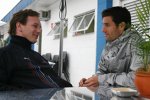 Christian Horner (Teamchef) und Mark Webber (Red Bull) 