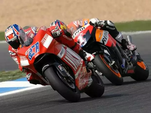 Nicky Hayden Casey Stoner Titel-Bild zur News: Nicky Hayden Casey Stoner