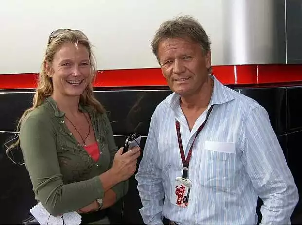 Titel-Bild zur News: Inga Stracke mit Marc Surer