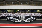 Gruppenbild beim BMW Sauber F1 Team