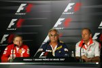 Flavio Briatore (Teamchef) Jean Todt (Teamchef) Ron Dennis (Teamchef) (Ferrari) (McLaren-Mercedes) (Renault) 