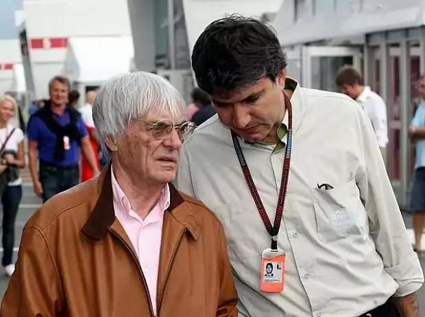 Bernie Ecclestone mit Pasquale Lattuneddu Titel-Bild zur News: Bernie Ecclestone mit Pasquale Lattuneddu