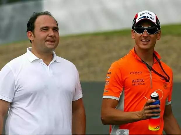 Colin Kolles und Adrian Sutil Titel-Bild zur News: Colin Kolles und Adrian Sutil