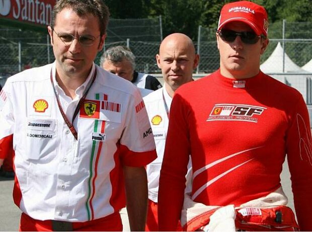 Titel-Bild zur News: Stefano Domenicali und Kimi Räikkönen