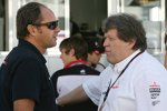 Gerhard Berger (Teamanteilseigner) (Toro Rosso) und Norbert Haug (Mercedes-Motorsportchef) (McLaren-Mercedes) 
