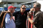 Niki Lauda, Gerhard Berger (Teamanteilseigner) (Toro Rosso) und Christian Danner 