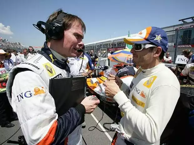 Alan Permane und Giancarlo Fisichella Titel-Bild zur News: Alan Permane und Giancarlo Fisichella