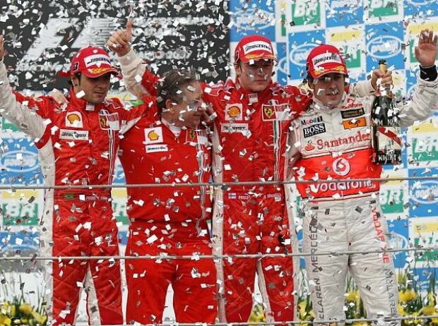 Podium in Brasilien 2007 Podium in Brasilien 2007
