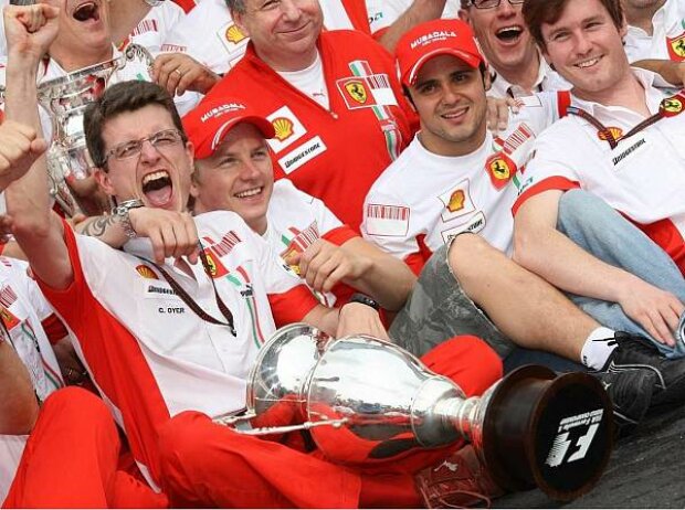 Jubel bei Ferrari Jubel bei Ferrari