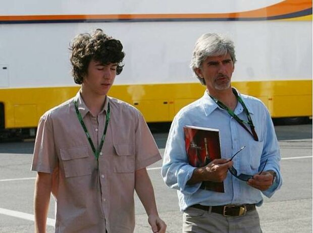 Damon Hill mit seinem Sohn Joshua
